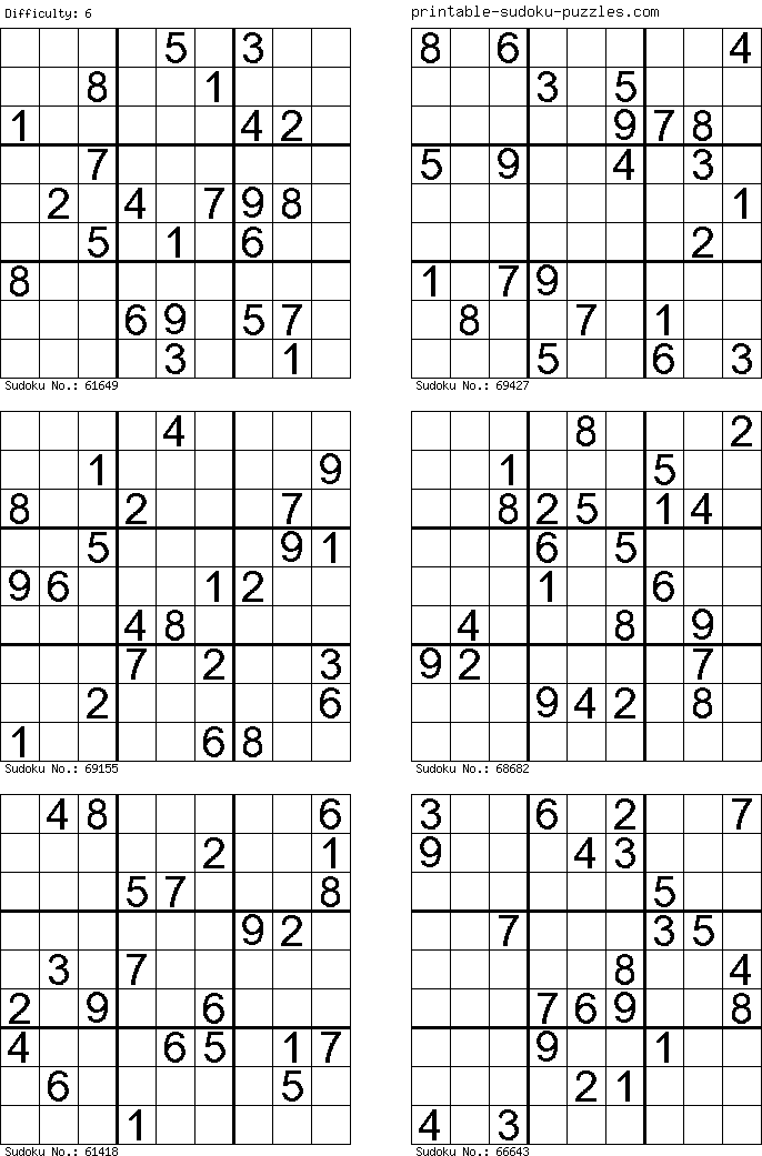 Sudoku gratuito online. imprimir Sudoku #558.