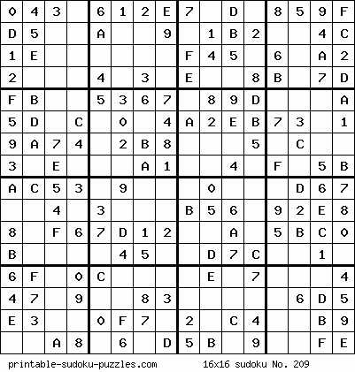 Sudoku 16 X 16 Para Imprimir Sudoku Mega 16x16 Medio Volumen 31 276 Puzzles Nick Snels 9781512328790 Koyah Gurih